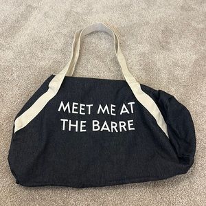 PRIVATE PARTY Gym Bag Meet Me At The Barre